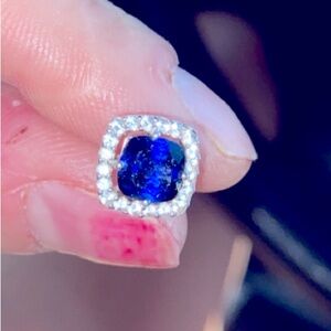 Sapphire Diamond earrings ZALES